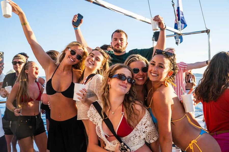 Split: Blue Lagoon Boat Party, Djs, Swim, Shots & AfterParty - Why this Blue Lagoon boat party makes sense in Split