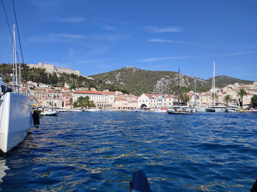 Split: Bol, Hvar, Pakleni Island, and Solta Full-Day Tour - Pakleni Islands snorkeling: swim, snorkel gear, and a very relaxed pocket