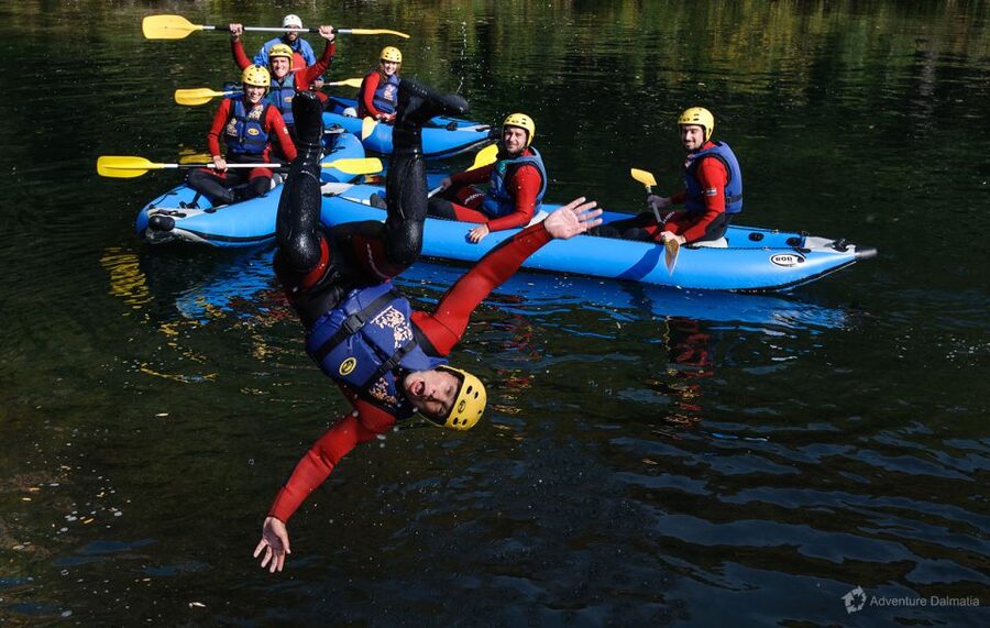 Split: Canoe Safari on the Cetina River - The main paddle: calm sections first, then the canyon work