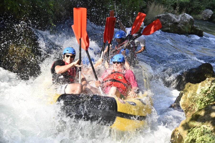 Split: Cetina River Rafting with Cliff Jumping and Cave Tour - What the 3 hours on the water actually feels like