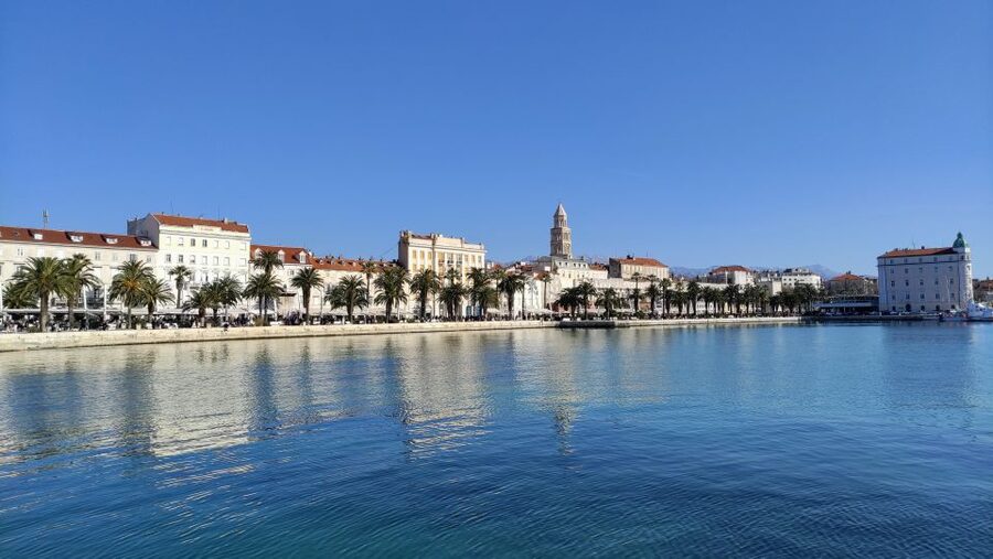 Split: city center private walking tour 2 h - Peristil: The View Up, the Meaning In
