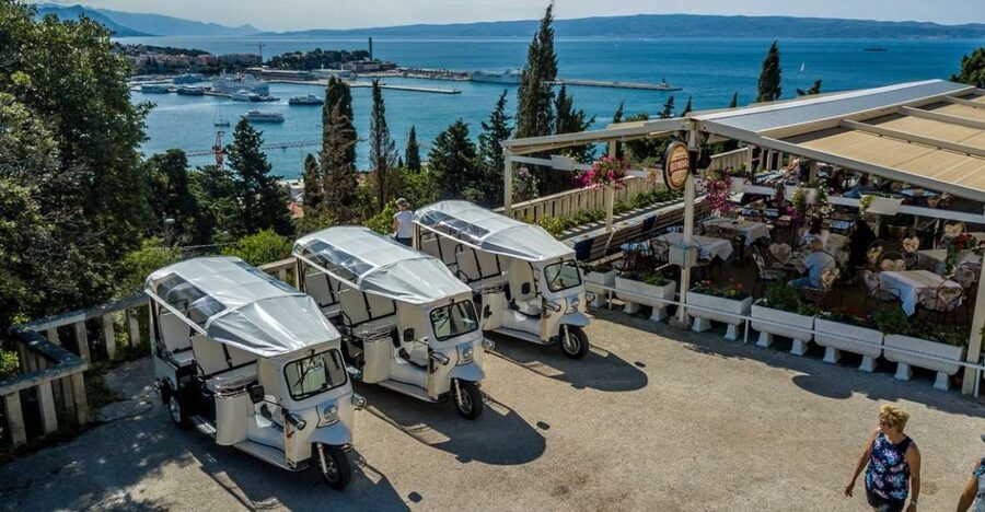Split: City Highlights Electric Tuk-Tuk Tour - Croatian National Theater and Marmontova: seeing the center without getting stuck in it