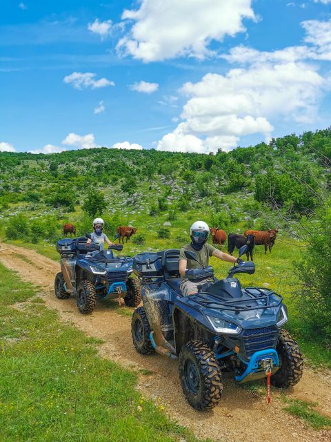 Split: Dalmatian Quad Tour with River Swimming & Picnic - Riding the Dalmatian Hinterland: the fun part, and the rocky part
