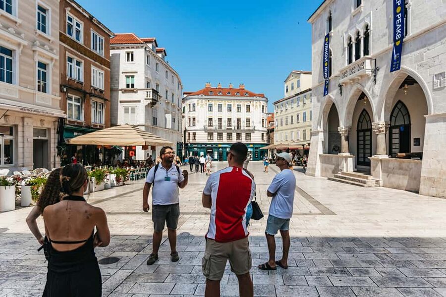 Split: Diocletian Palace & Old Town Guided Walking Tour - Fruit Square and Town Hall: the medieval and Venetian layers you can actually spot