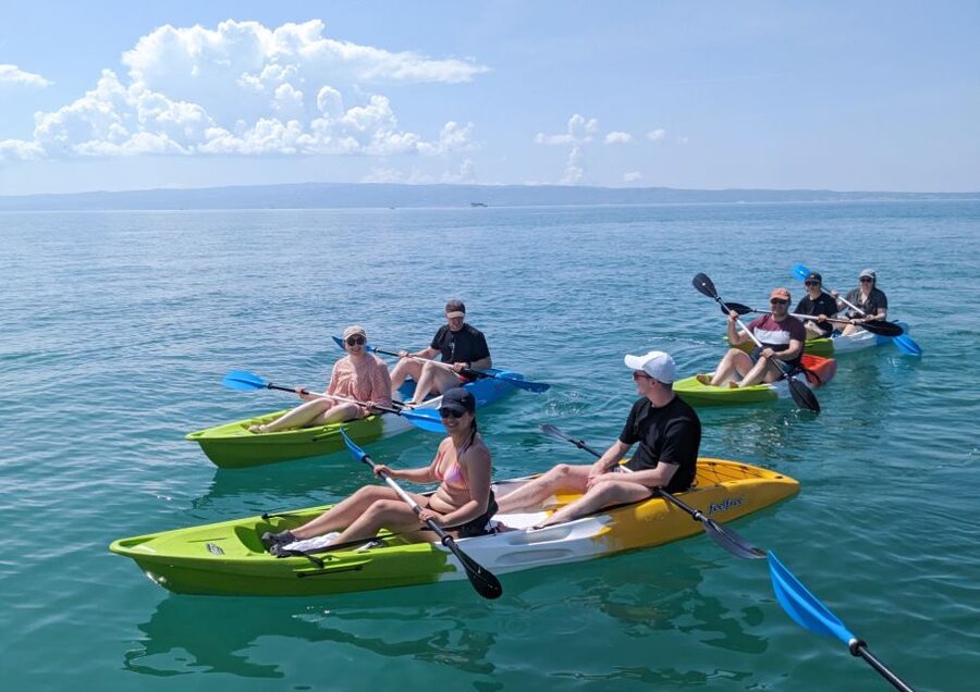 Split: Guided Kayak Adventure Tour - Getting Out of Split Crowds: Pickup Near Hotel Briig to Stobreč