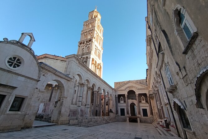 SPLIT-History Tour of Diocletian's Palace & Old Town with Daniela - Narodni Trg, the City Clock, Fruit Square, and Riva Harbor Finish
