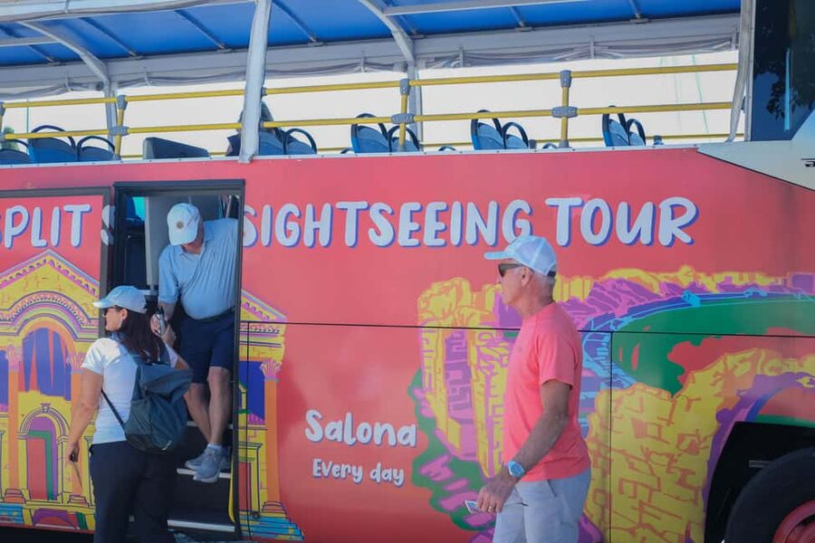 Split: Hop-On Hop-Off Sightseeing Red Line City Tour - Diocletian’s Palace Walking Tour: Free, In English, and Time-Linked
