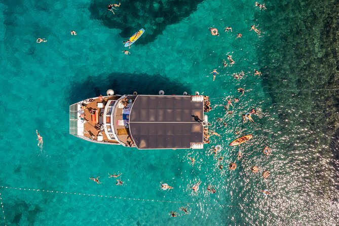 Split: Hvar, Brač, and Pakleni Cruise with Lunch and Drinks - Brač Island Bay Stop: Swim Time Plus a Beach-Bar Bonus