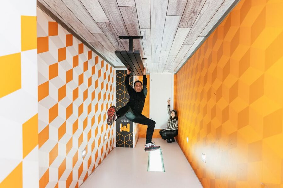 Split: Museum of Illusions Entrance Ticket - How the playrooms and puzzle areas fit in