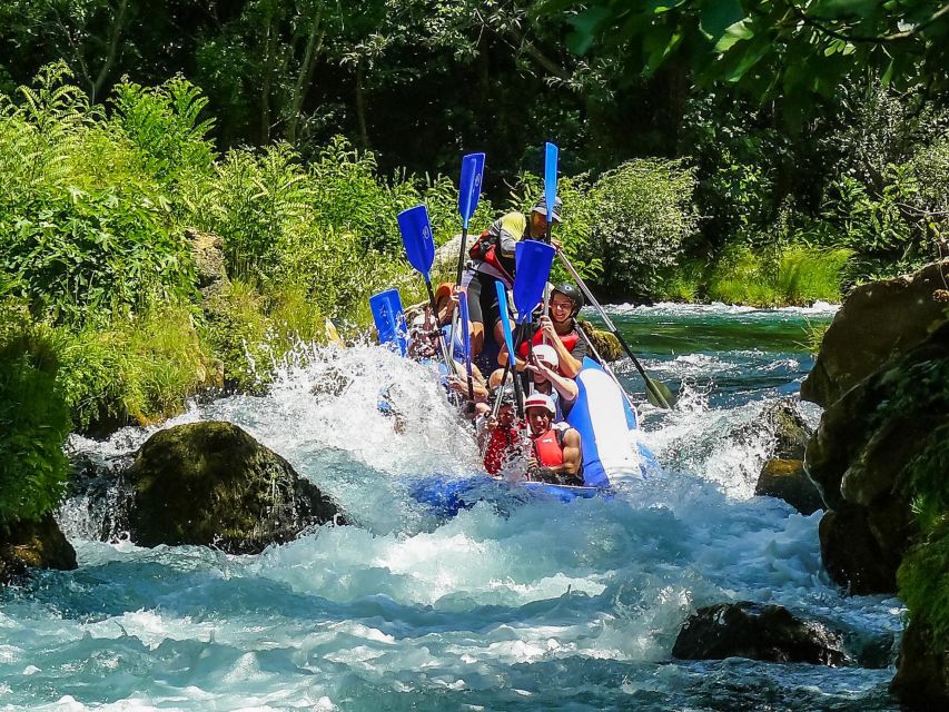 Split/Omiš: Cetina River Rafting with Cliff Jump & Swimming - Cetina River rafting: how the rapids and paddling work