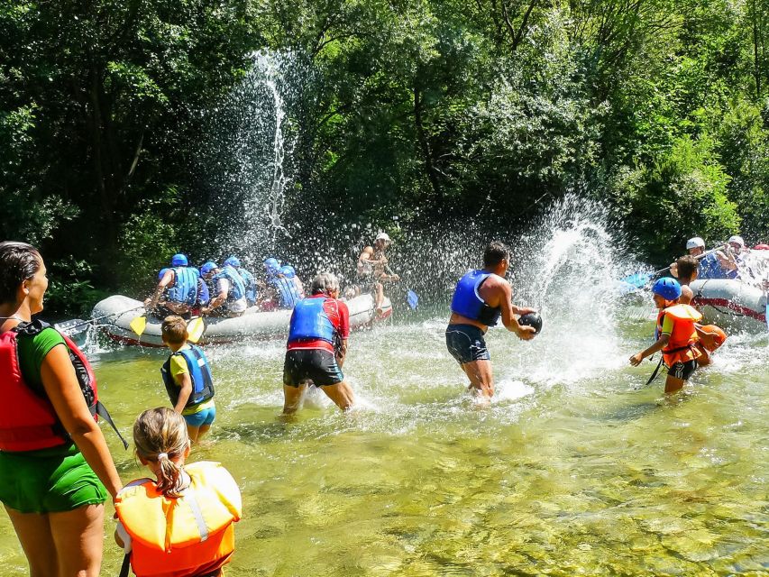 Split/Omiš: Cetina River Rafting with Cliff Jump & Swimming - Cliff jump plus swim stop: choosing your thrill level
