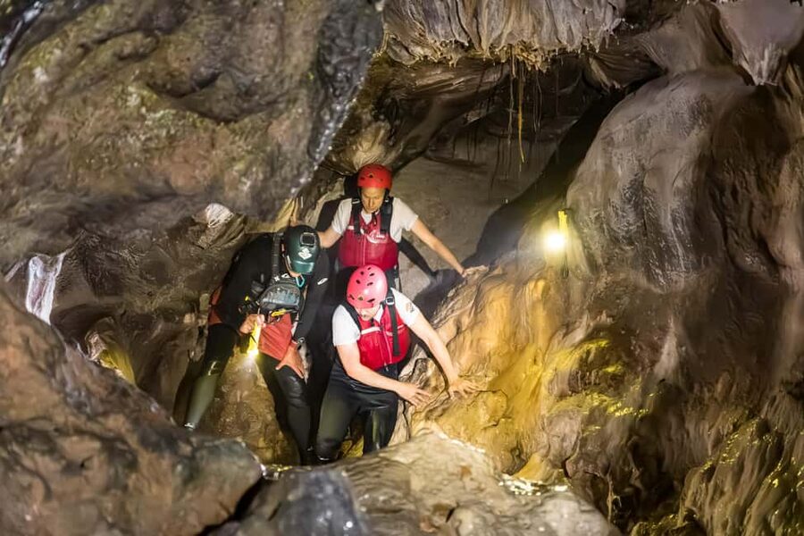 Split: Premium Rafting,Cave exploring,Cliff jumping & Picnic - The 11km downstream run: rafting time, stop time, and how the pacing feels