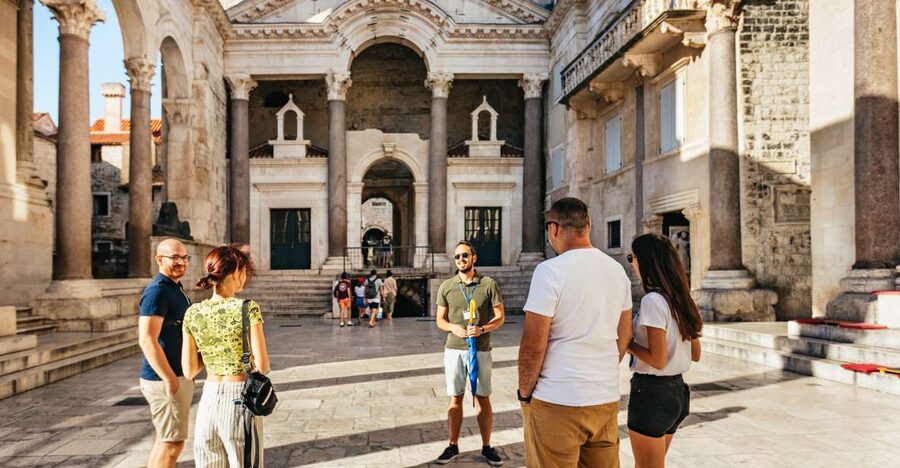 Split: Private Walking Tour with Diocletian's Palace - People’s Square and Fruit Square, where everyday Split happens