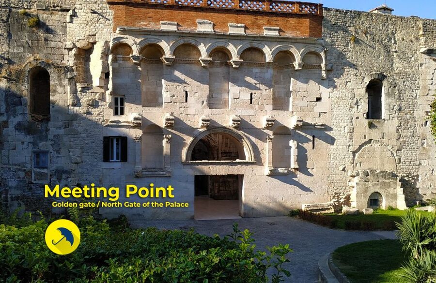 Split: Private Walking Tour with Diocletian's Palace - Vestibul and palace edges, finishing strong near the action