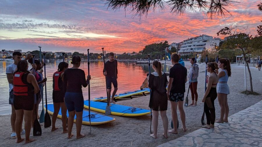 Split: Stand Up Paddleboard Night Glow Tour - Entering the night with Split glow under your feet