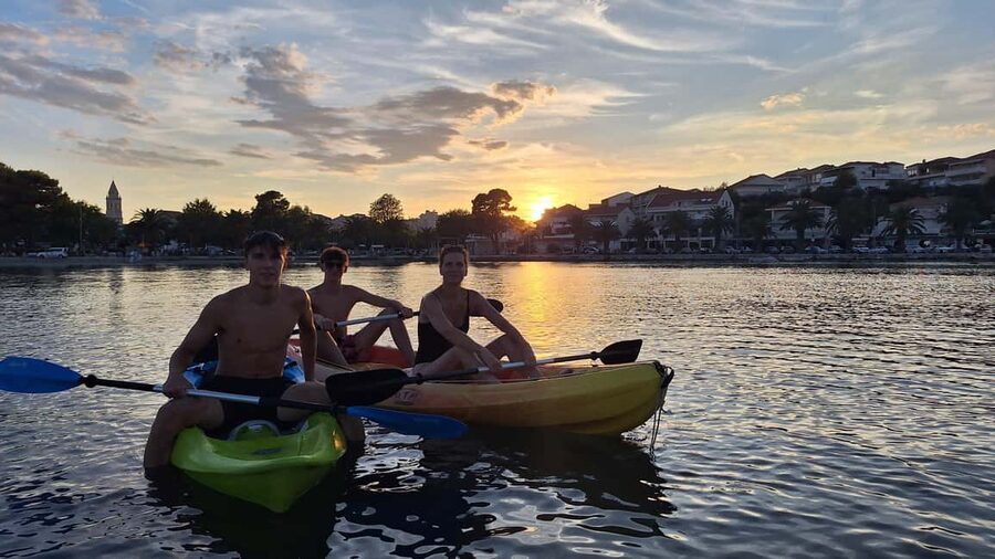 Split: Sunset Guided Kayaking Tour - Stobreč Paddle Time: River Glide, Then Open Sea Views