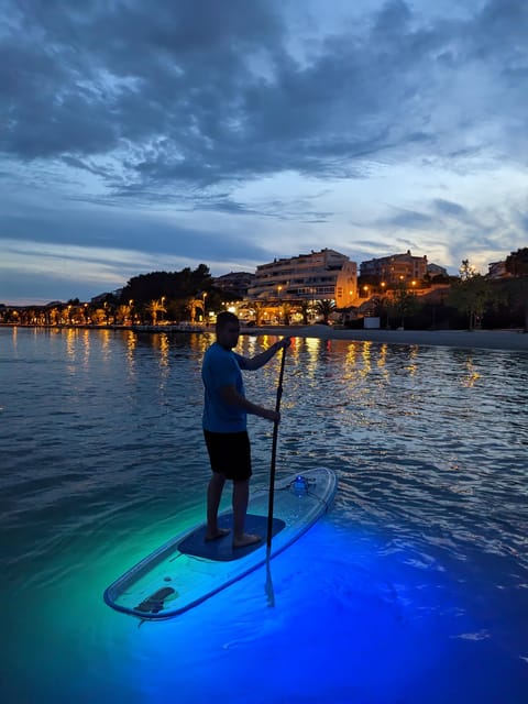 Split: Transparent SUP night Glow tour - The river glow after dark, where the magic is