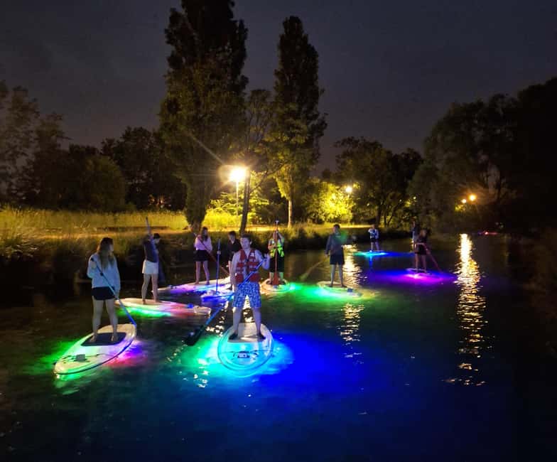 Split: Transparent SUP night Glow tour - The river oasis stop, a breather for your brain