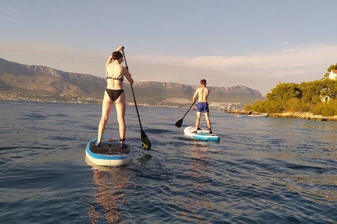 Stand Up Paddle Tour in Split - Swimming breaks, snorkeling moments, and when cliff jumping fits in