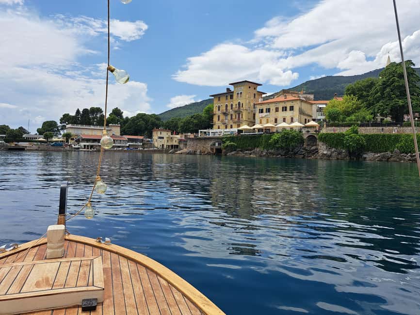 Sunset or Swim Ride Opatija on Madonnina Boat Tour - Your captain-guide on board: English, German, Croatian