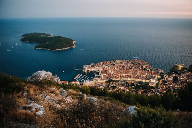 Sunset Zipline Dubrovnik Experience - The Sunset Wine Moment at the Top of Mt. Srđ