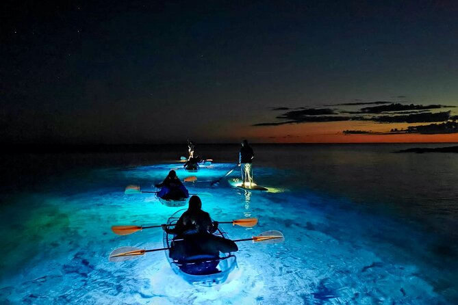 Transparent Kayak Night Glow Experience from Pula - Where You Meet and How the Tour Starts in Verudela