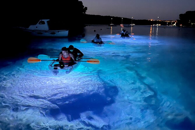 Transparent Kayak Night Glow Experience from Pula - Twilight to Dark: What the Paddle Feels Like