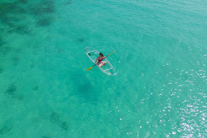 TRANSPARENT KAYAKING or SUP-ing AROUND ISLANDS - Stop in Kamenjak National Park: your first taste of the good water