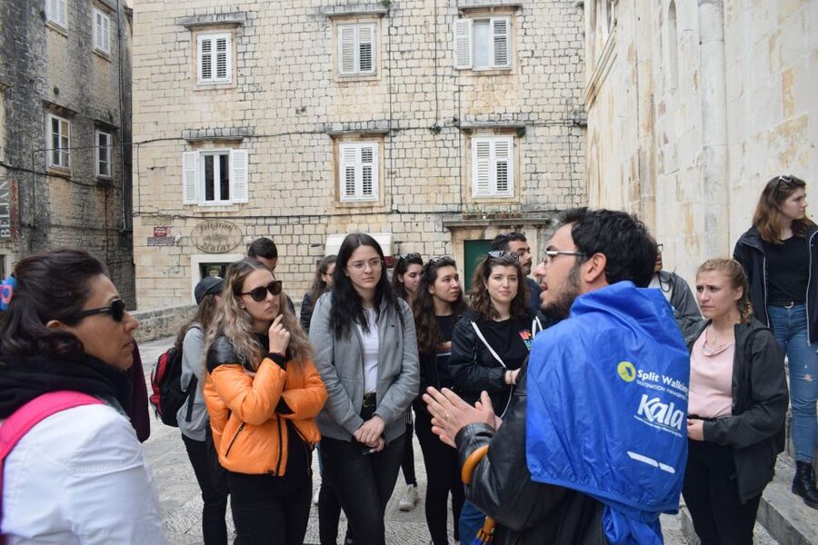 Trogir: Old Town Guided Walking Tour - City Loggia and the Bell Tower: Stone That Works Hard