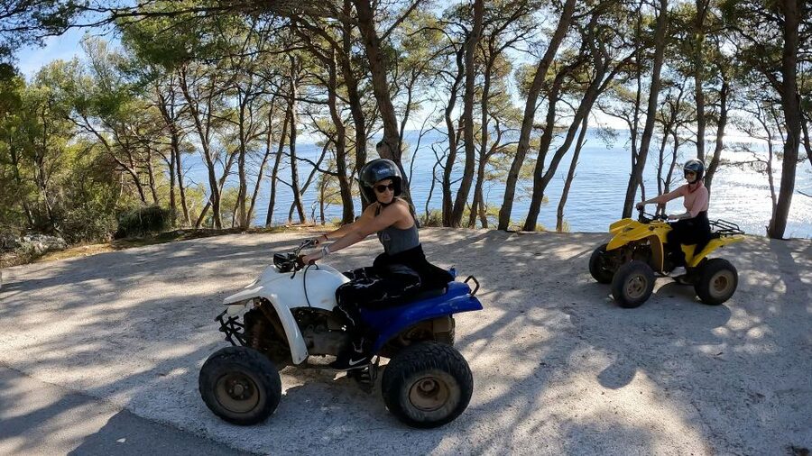 Trogir, Žedno: Čiovo Island 100% Off-Road Quad ATV Tour - Automatic ATVs: why the driving feels doable