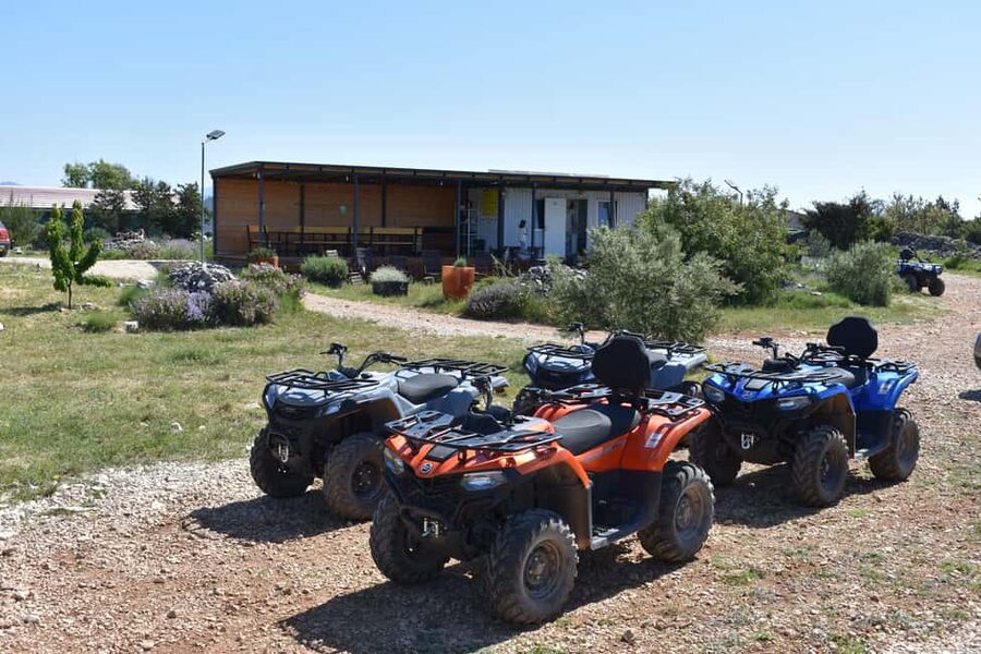 Trogir, Žedno: Čiovo Island 100% Off-Road Quad ATV Tour - Weather and water: the tour handles real-world chaos