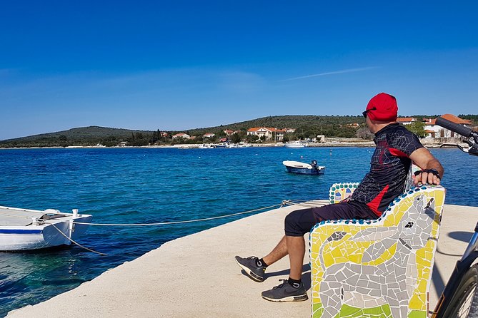 Ugljan Island Self-Guided Bike Tour - St Michael’s Lookout: the kind of view you earn