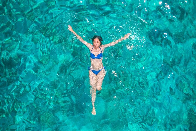 Unique Blue Cave and 5 islands tour from Trogir and Split - Budikovac Island sand bay, swim and snorkel time