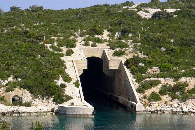 Vis Military Tour - Bay Parja submarine tunnel and shelter: seeing defense you can’t fake