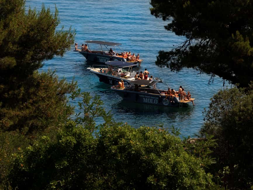 Zadar: 3 Islands Luxury Boat Tour with Aperol Spritz - Galovac (Školji): your second swim-and-snorkel stop in clear water