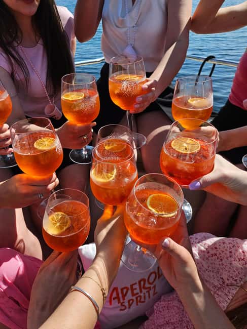 Zadar: 3 Islands Luxury Boat Tour with Aperol Spritz - Captain-made Aperol Spritz, plus what’s included on board