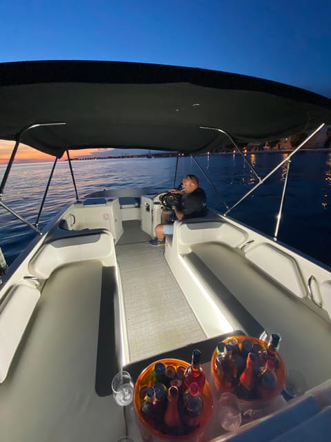 Zadar: Golden Hour Cruise RIB Tour Island Dinner Stop & Swim - Weather, sea conditions, and the reality of a RIB ride