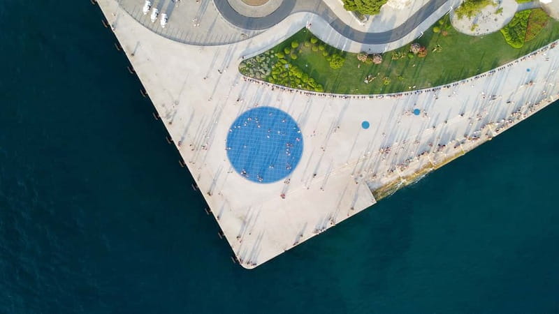 Zadar: Panorama Eco Tuk Tuk Tour - The Sphinx of Zadar: oddball sculpture with a clever twist