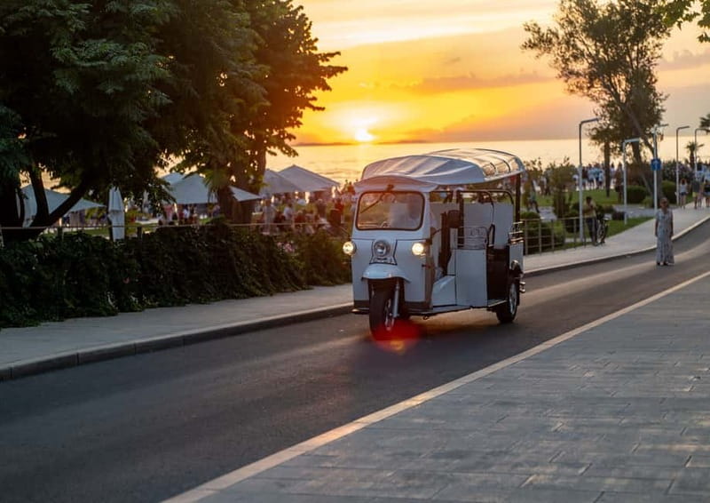 Zadar: Panorama Eco Tuk Tuk Tour - Zadarski Barkajoli and the Marina Borik glide-by