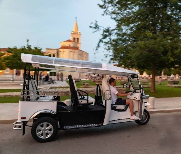 Zadar: Panorama Eco Tuk Tuk Tour - Guides, pickup style, and why small groups matter