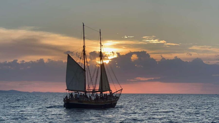 Zadar: Sunset Cruise on Traditional Boat with Wine - A 120-year-old wooden boat changes the whole feel