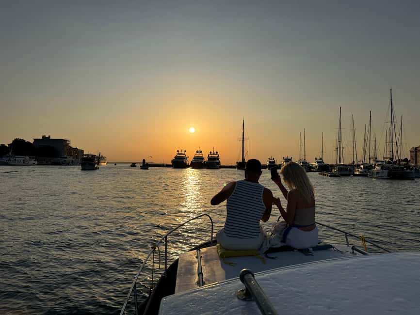 Zadar: Sunset Cruise with unlimited champagne - Sea Organ at Sunset: Scenic Views and a Cultural Thread