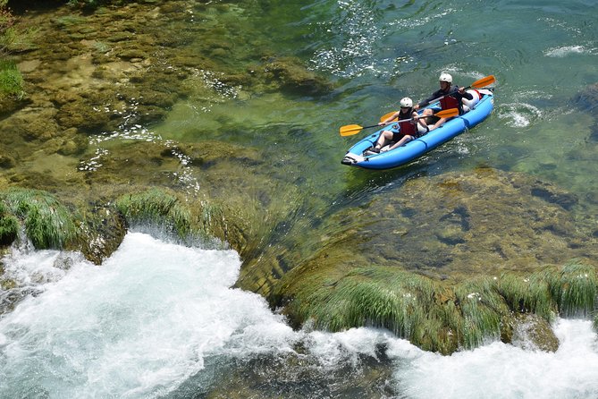 Zadar: Zrmanja River Kayaking, with optional transfer from Zadar - Getting Suited Up, Helmets On, and the Footwear Reality Check