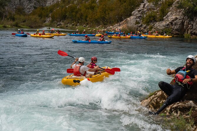 Zadar: Zrmanja River Kayaking, with optional transfer from Zadar - On the Zrmanja River: Paddling, Small Rapids, Swim Breaks, and the Big Waterfall Moment