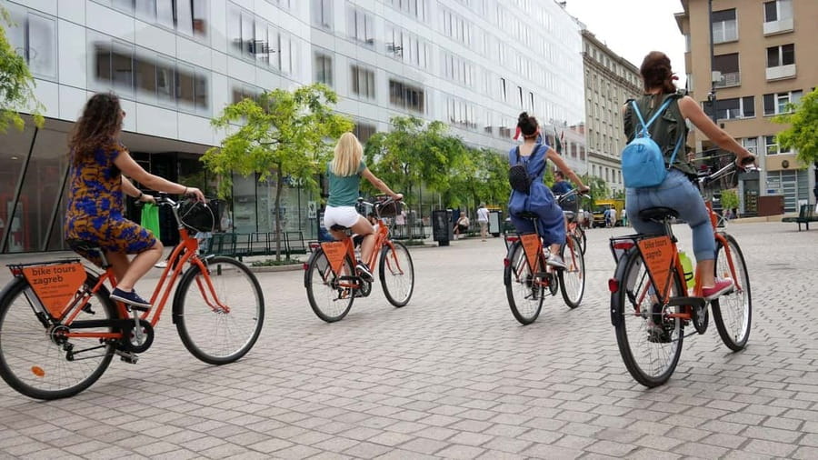 Zagreb: 3–Hour Classic Bike Tour - Lotrščak Tower and St Mark’s Square, plus the green horseshoe clue