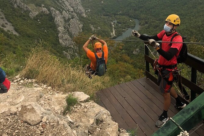 Zipline Croatia: Cetina Canyon Zipline Adventure from Omis - Eight Ziplines Over the River Cetina: The Main Event