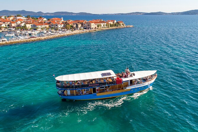 Zrce Booze Cruise - Novalja Boat party - Stop 2 at Škrda: the swim break, and the one alcohol rule