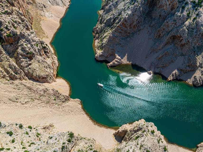 Zrmanja river & 3 Croatian seas boat tour - Zrmanja river canyon cruise, plus the Winnetou turn-around