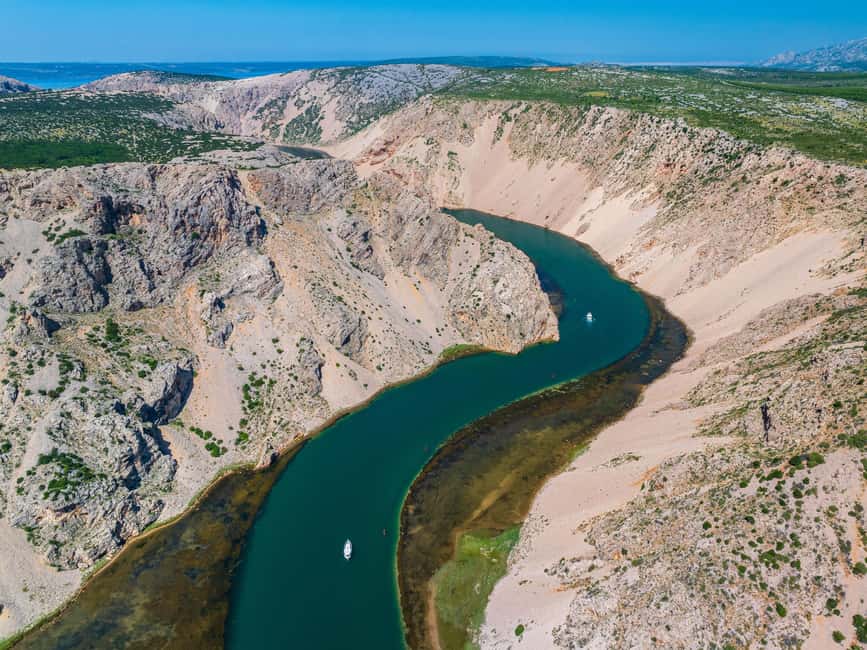 Zrmanja river & 3 Croatian seas boat tour - The river mouth stop and another chance to swim